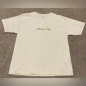 Drake Big As The What? Members Only Concert T - Large - Cream